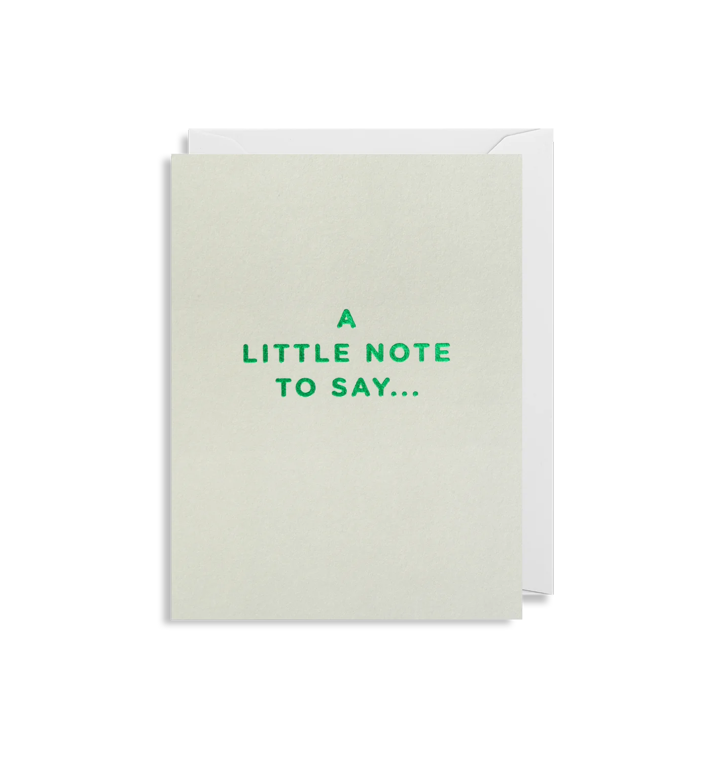 A Little Note to Say...
