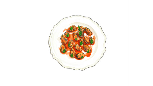 Mussels escabeche