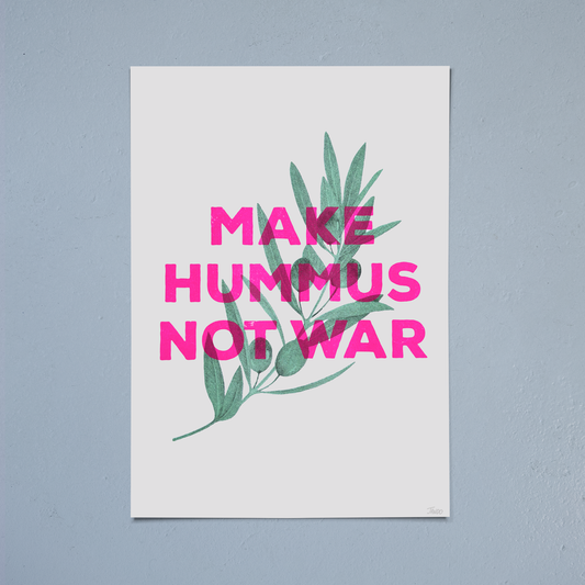 Make Hummus Not War print