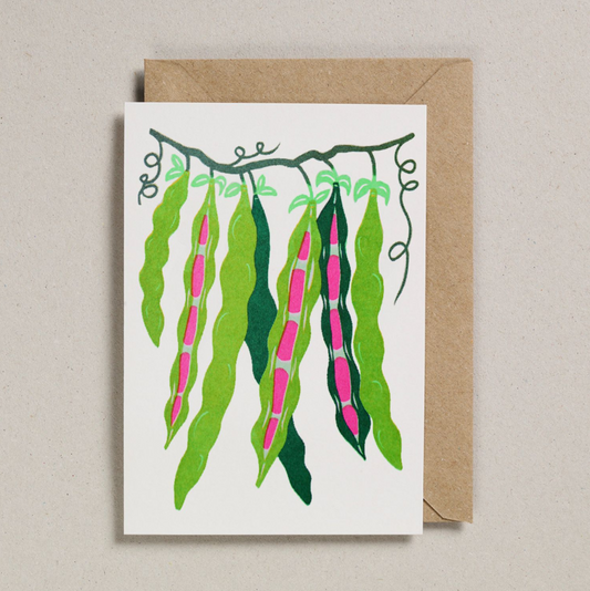 Runner bean card